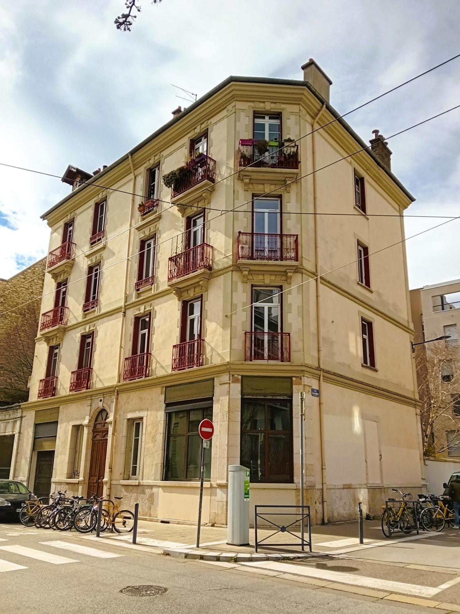 102 - Appart Renove Avec Grand Salon Et 1 Chambre - Tram Et Clinique Mutualiste A 1 Min 그르노블 외부 사진